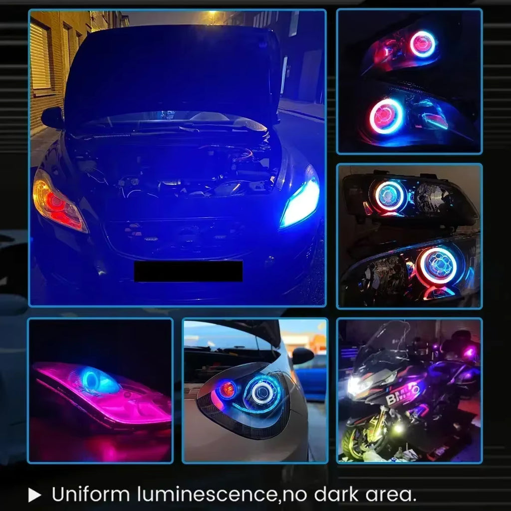 RGB LED Angel Eye Halo Rings